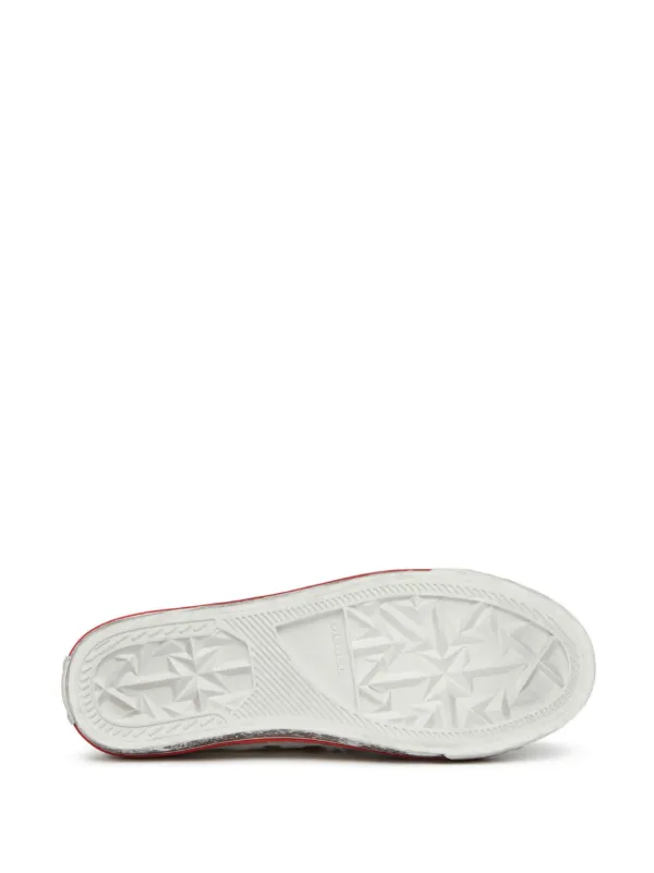 Converse distressed clearance denim sneakers