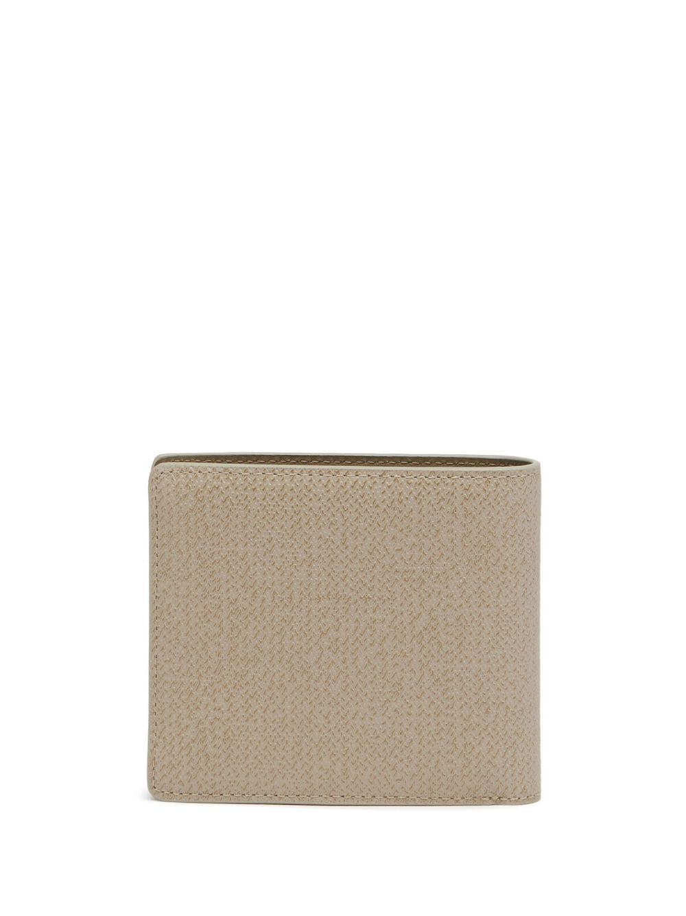 Diesel logo-plaque leather wallet - Beige