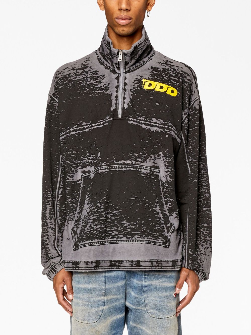 Diesel S-Alute short-zip sweatshirt Men