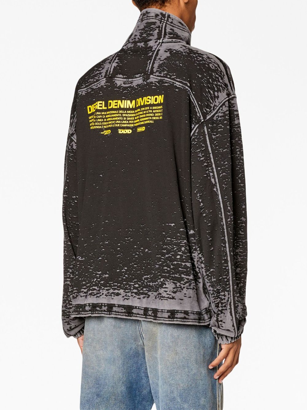 Diesel S-Alute short-zip sweatshirt Men