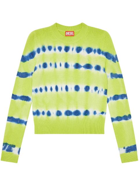 Diesel M-Valaxa tie-dye jumper