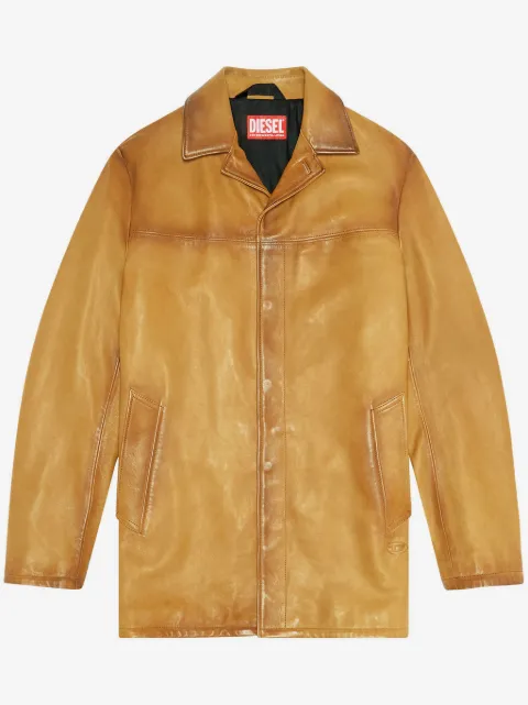 Diesel L-Nico leather jacket