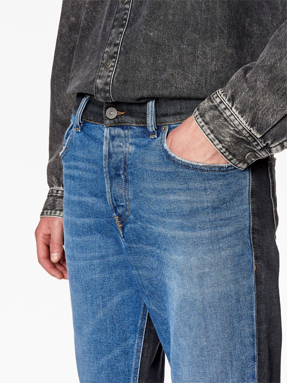 Diesel 1995 D-Sark mid-rise straight-leg Jeans - Farfetch