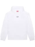 Diesel S-Macs-Od cotton hoodie - White