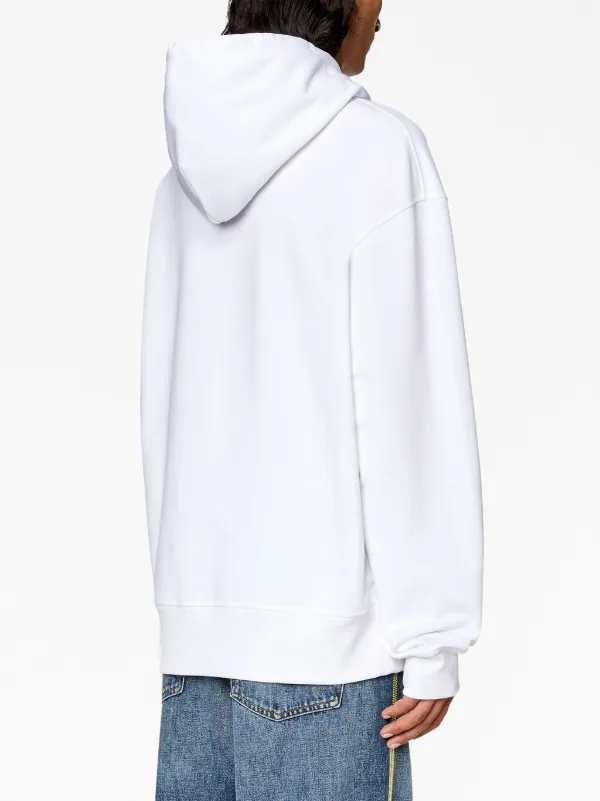 【即発!】DIESEL S-Macs-Od パーカー Diesel S-Macs-Od パーカー | ホワイト | FARFETCH JP