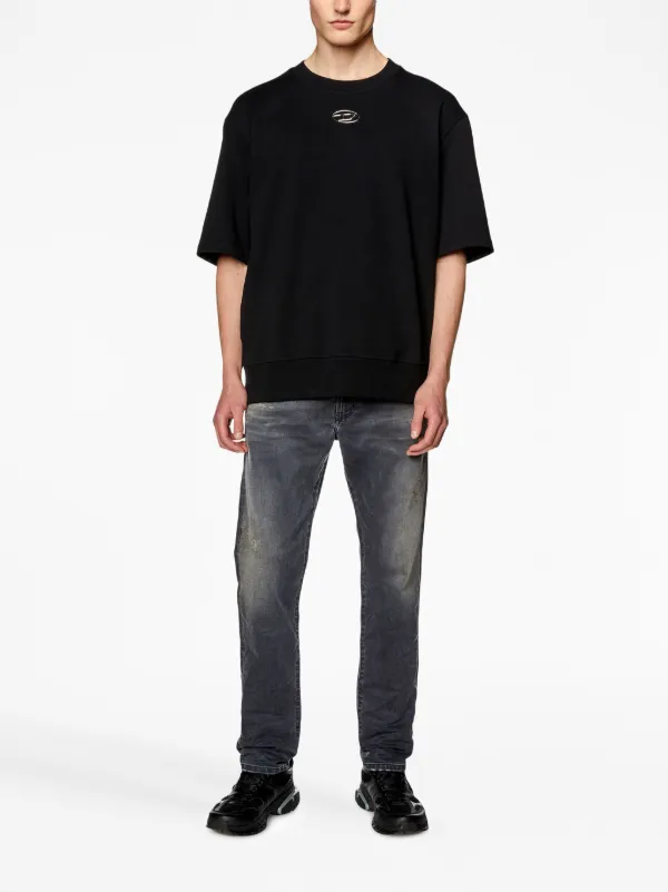 Diesel 2030 D-Krooley 068FP ジーンズ | ブラック | FARFETCH JP