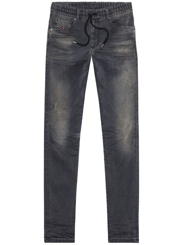 DIESEL 2030 D クロウリー ドローストリング ジーンズ Diesel 2030 D-Krooley 068FP ジーンズ | ブラック | FARFETCH JP