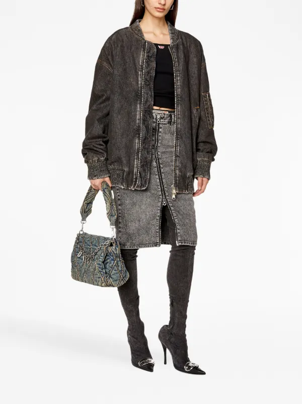 Diesel De-Pencil-Z デニムスカート | グレー | FARFETCH JP