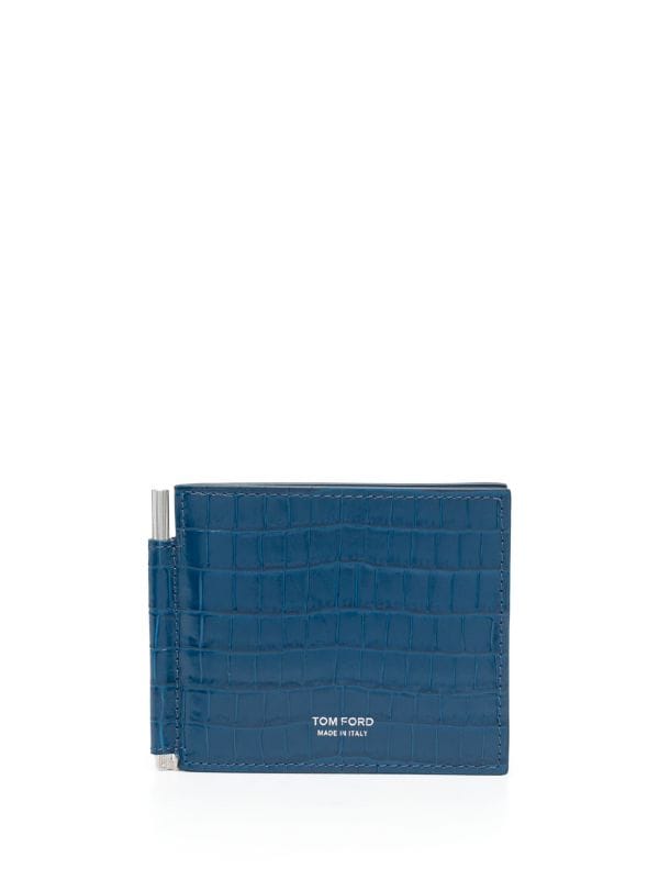 TOM FORD crocodile-embossed Leather Clutch - Farfetch