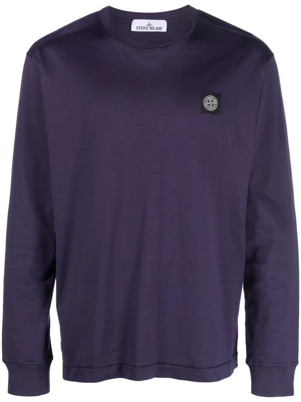 STONE ISLAND COMPASS-PATCH LONG-SLEEVE T-SHIRT