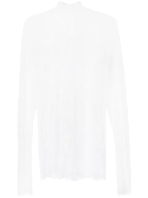 Dolce & Gabbana Pre-Owned top de encaje 2000