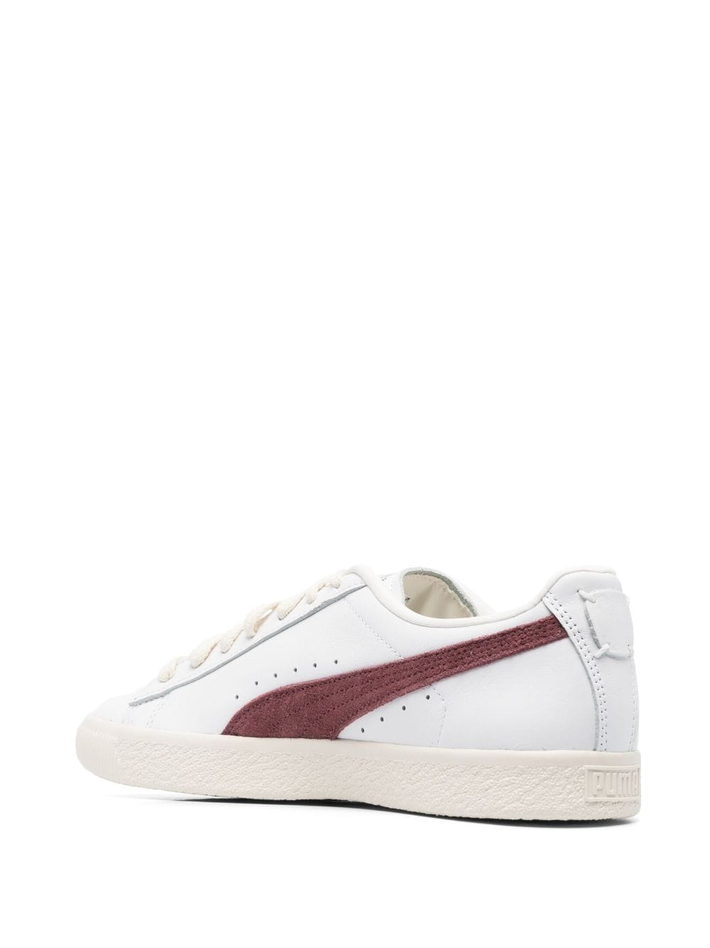 Shop Puma Clyde Low-top Sneakers In White
