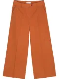 Christian Dior Pre-Owned 2000s pressed-crease wide trousers - Orange