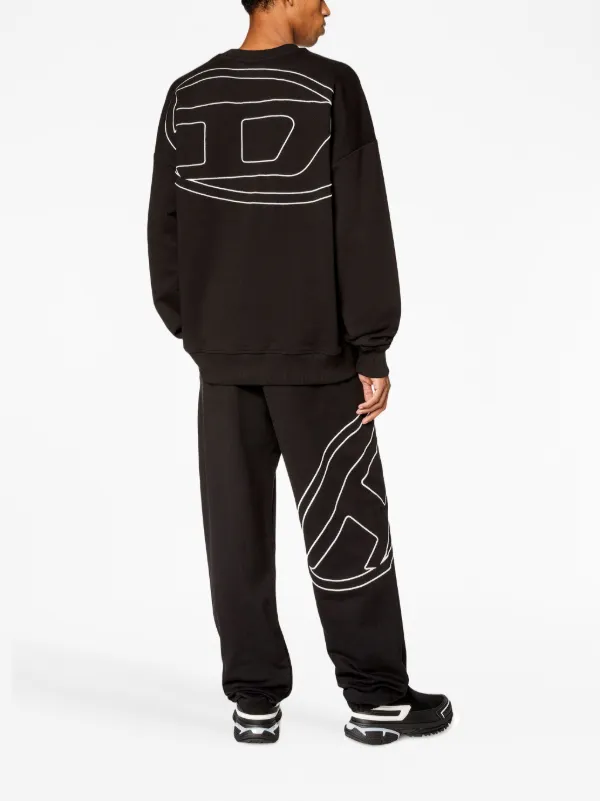 Diesel S-Rob-Megoval-D スウェットシャツ | ブラック | FARFETCH JP