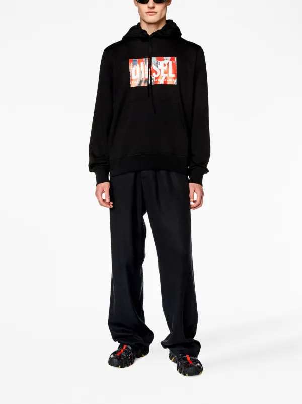 送料込★DIESEL★パーカー Ginn L4 パーカー・フーディー 大人気☆DIESEL Ginn L4 ロゴ スウェットパーカー フーディ