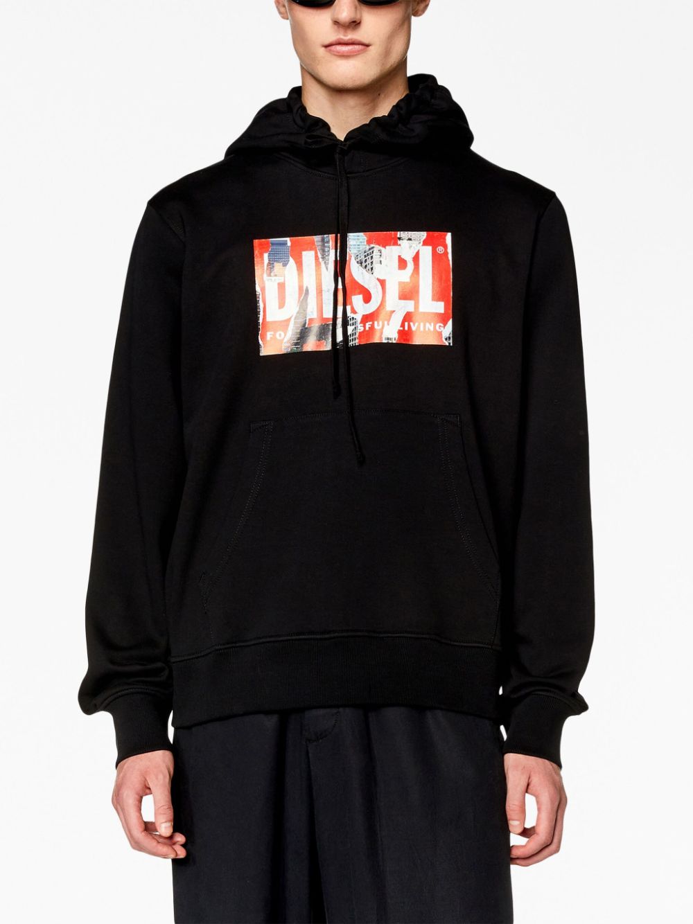 Diesel S-Ginn-Hood-L4 logo-print hoodie Men