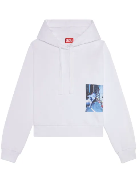 Diesel F-Reggy-Hood-L2 photograph-print hoodie