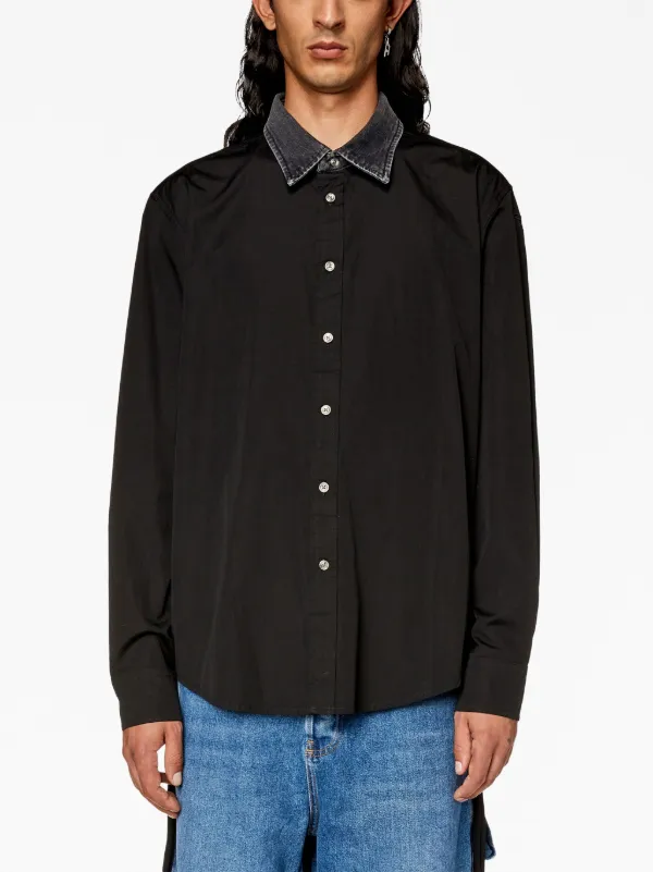 Diesel S-Holls Cotton Shirt - Farfetch