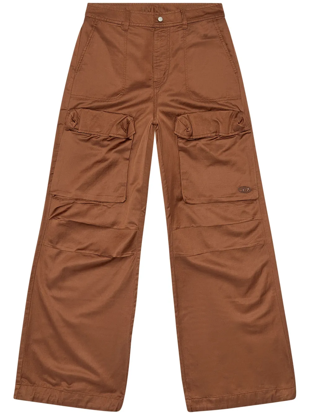 P-Malvarosa-New satin cargo trousers