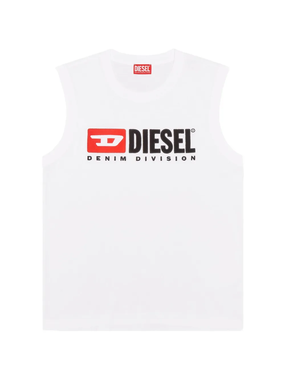 Diesel Katoenen tanktop Wit