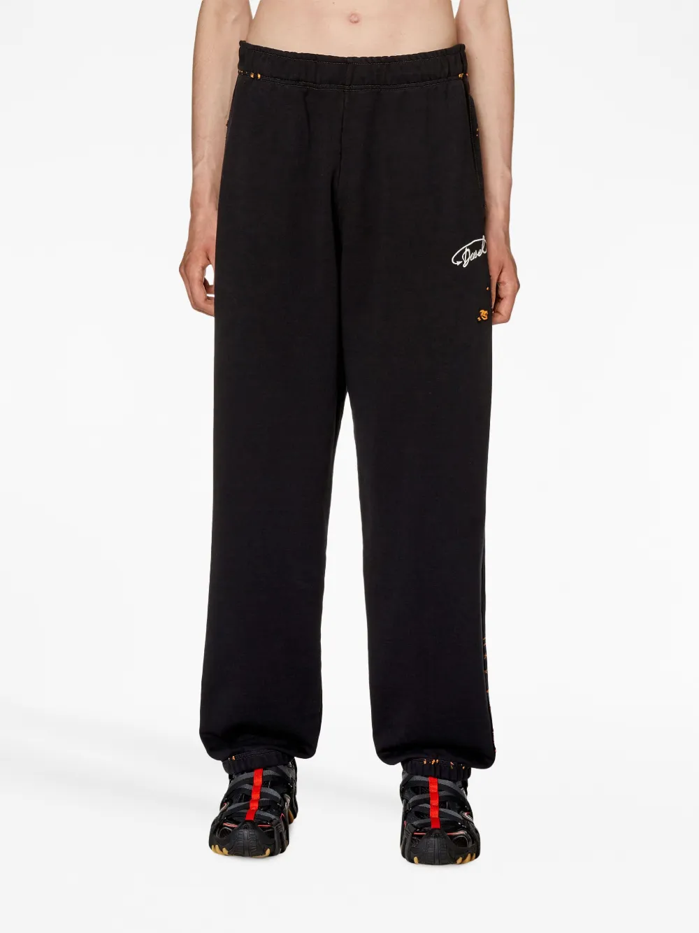  Diesel Pantalon De Jogging P-marky-pock En Coton - Noir 