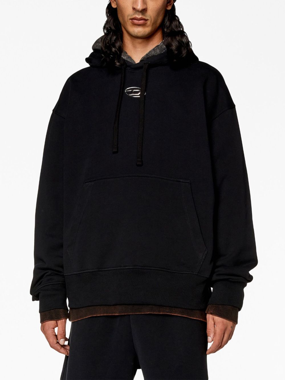 Diesel S-Macs-Od cotton hoodie Men