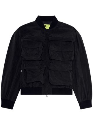 Diesel J-Stain-Short Bomber Jacket - Farfetch