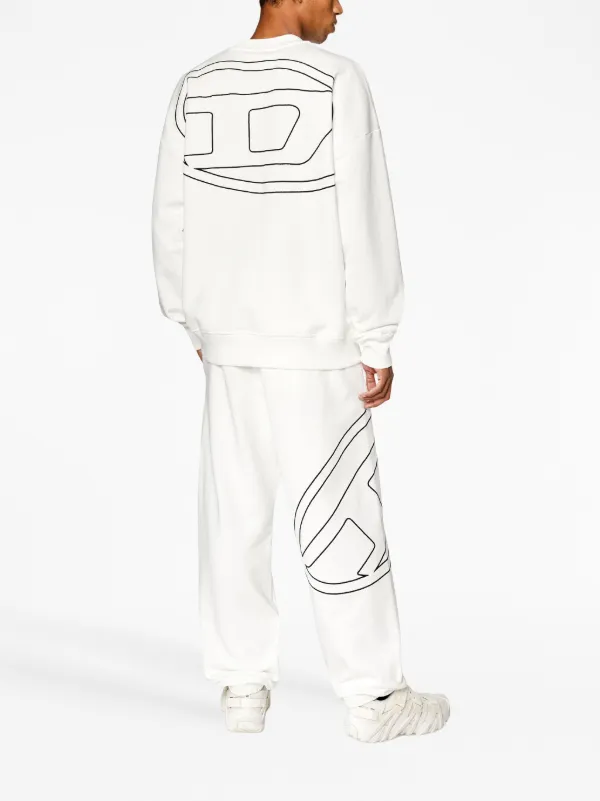 DIESEL S-maccoval スウェットシャツ Diesel S-Rob-Megoval-D スウェットシャツ | ホワイト | FARFETCH JP