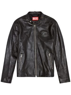 Diesel L-Metalo レザーライダースジャケット - Farfetch