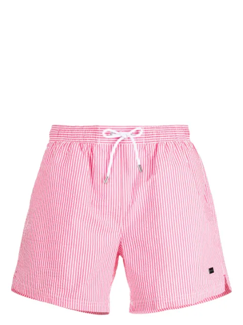 BOSS Velvetfish striped swim shorts