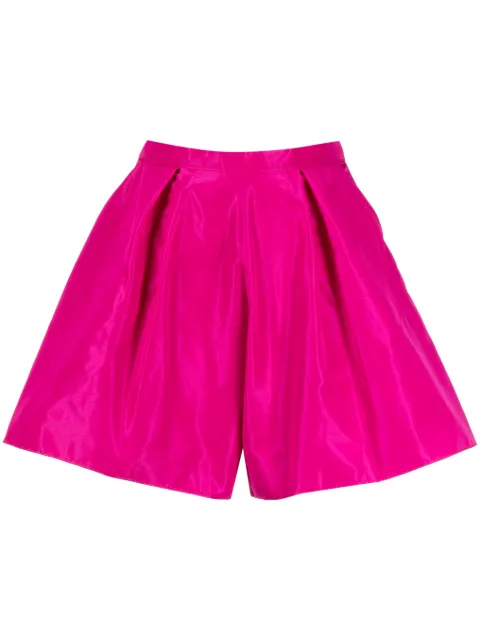 Zuhair Murad satin-finish high-waisted shorts