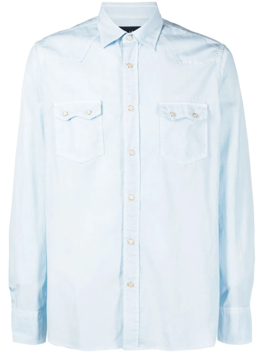 Lardini long-sleeve cotton shirt