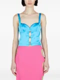 Marco Rambaldi cut-out detailing top - Blue