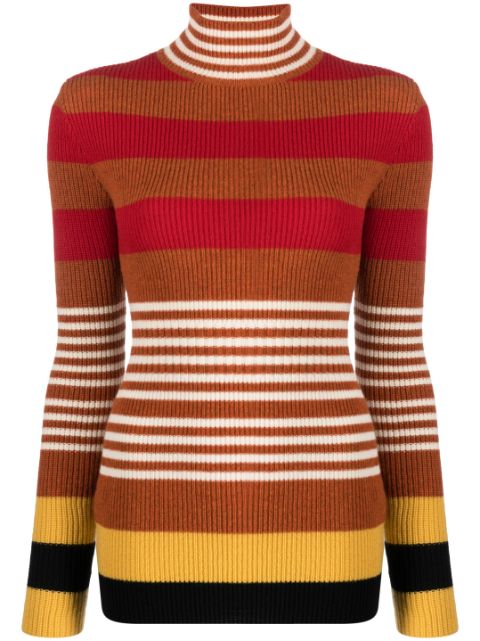 Marni striped virgin wool jumper Women