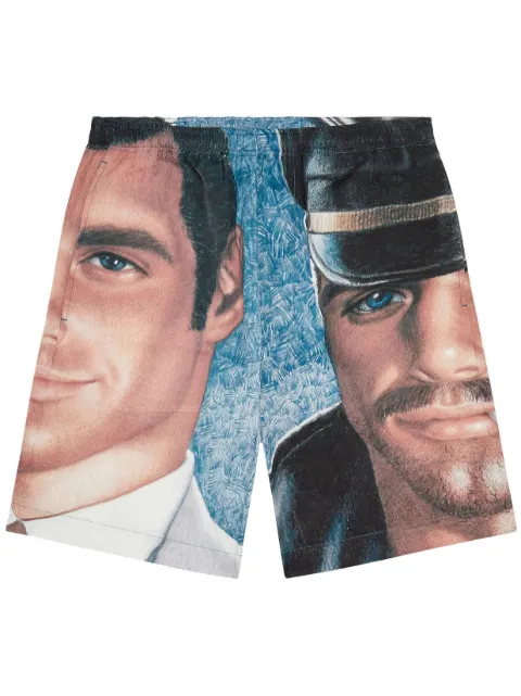 Diesel x Tom of Finland Foundation Pride Capsule graphic-print shorts