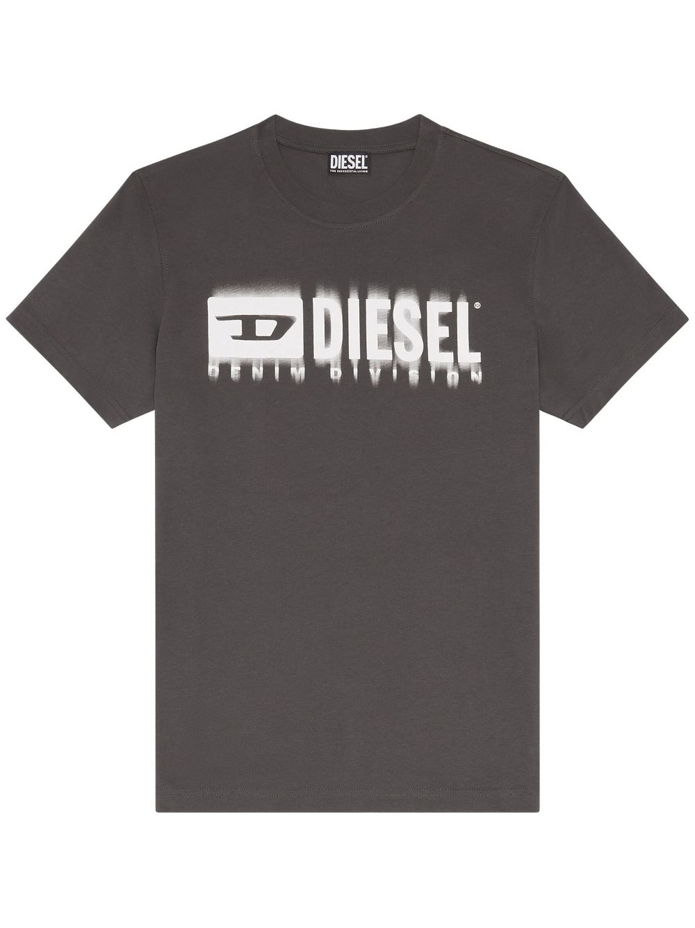Shop Diesel T-diegor-l6 Cotton T-shirt In Brown
