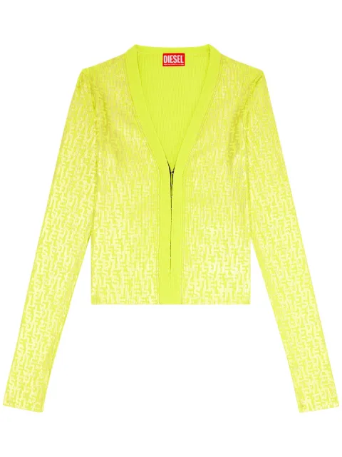 Diesel — M-Gria monogram-print cardigan