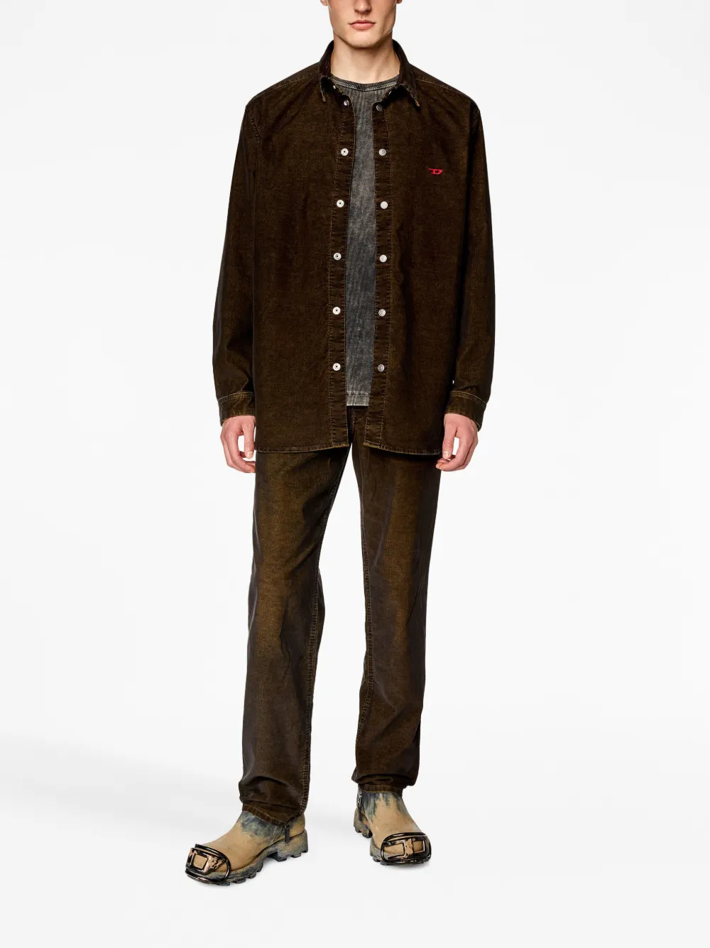 Diesel S-Holls Cotton Shirt - Farfetch