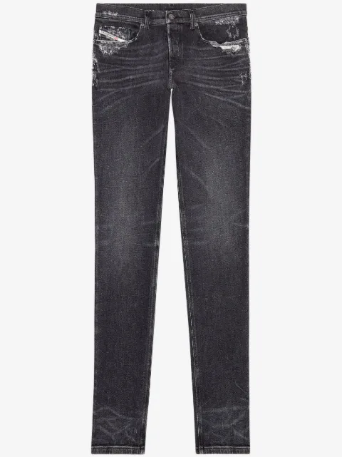 Diesel jean skinny à effet usé