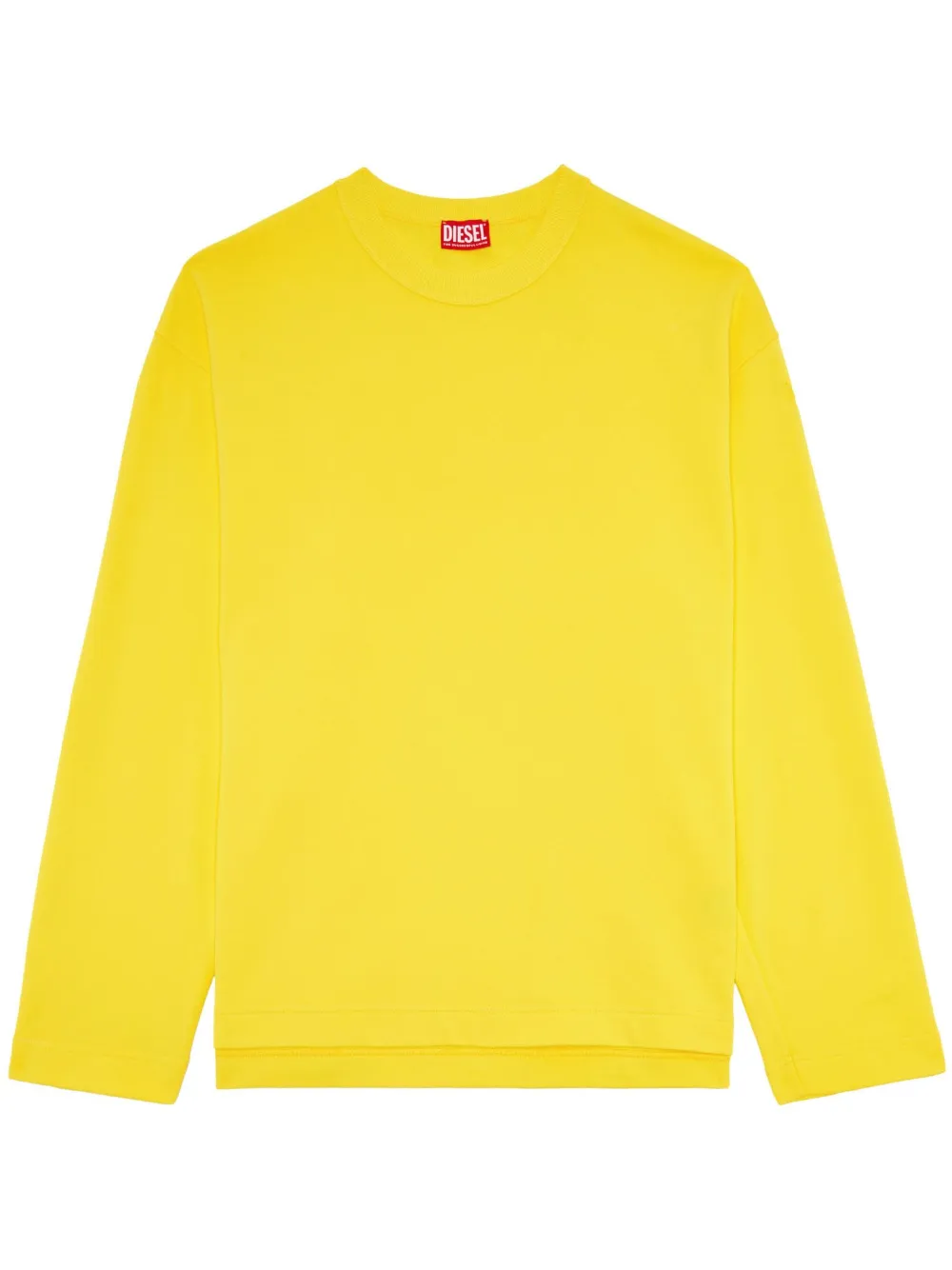 Diesel S-Macsis-Od Sweatshirt aus Baumwolle - Gelb