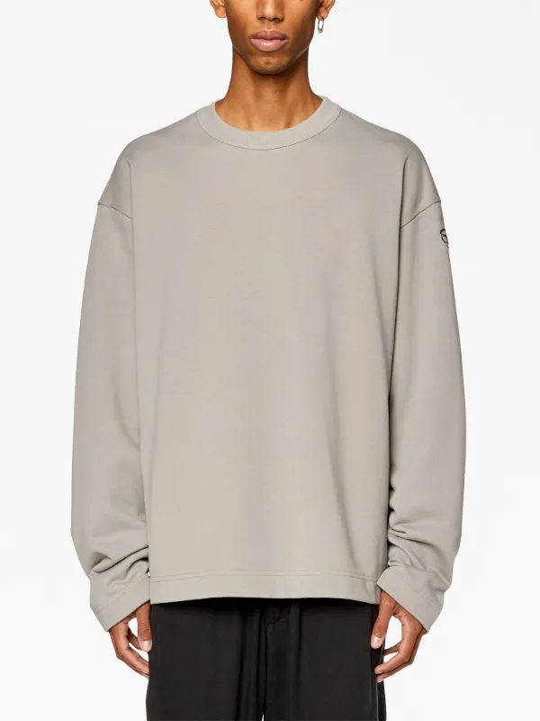 激安ブランド Diesel FARFETCH | Grey | Sweatshirt Cotton S-Macsis-Od トップス