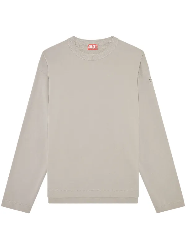 値引きする S-Macsis-Od Diesel Cotton GE FARFETCH | Grey | Sweatshirt トップス