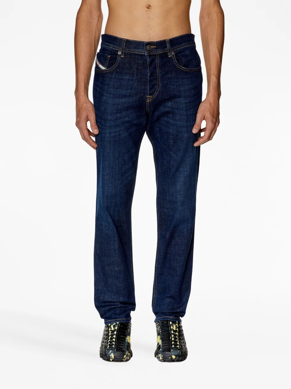 Affordable Diesel 2023 D-Finitive 09F89 tapered jeans Men