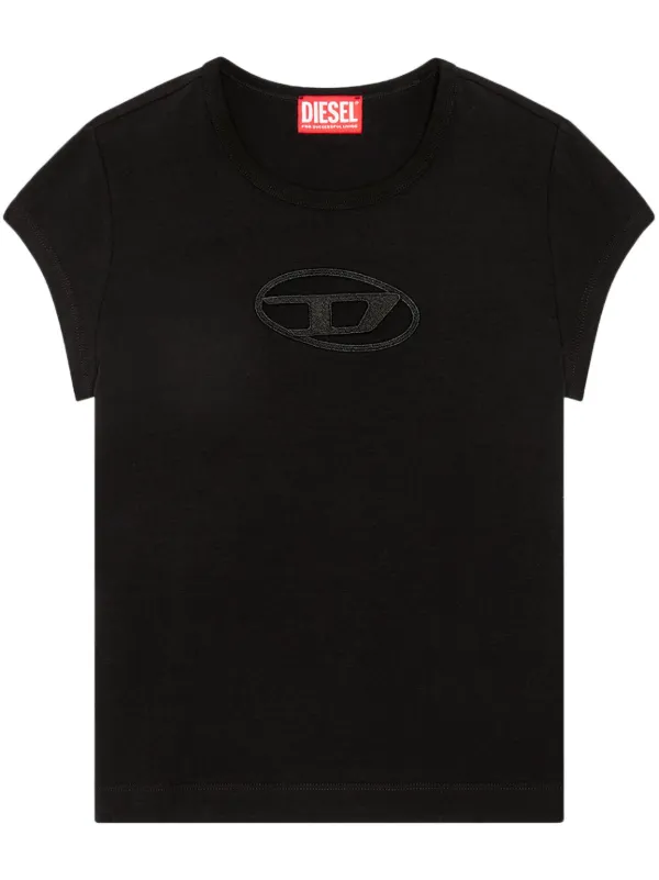 Cut-out T-shirt with DSL logo