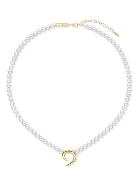 TASAKI 18kt Collection Line Danger Horn Plus Gelbgold-Perlenkette