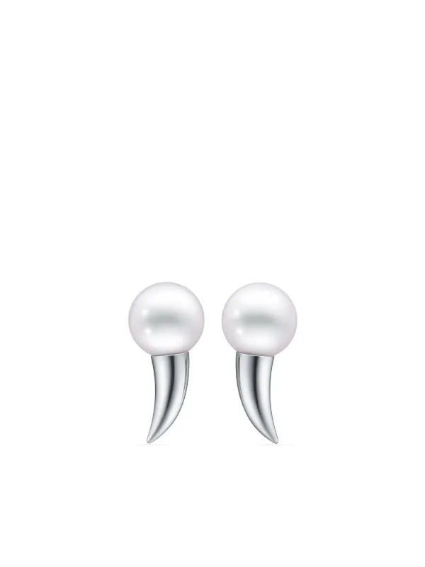 TASAKI Danger Fang パール ピアス 18Kホワイトゴールド TASAKI Danger Fang パール ピアス 18Kホワイトゴールド