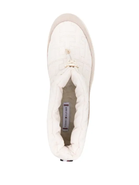 Tommy Hilfiger monogram-jacquard platform snow boots FW0FW07637 - 3