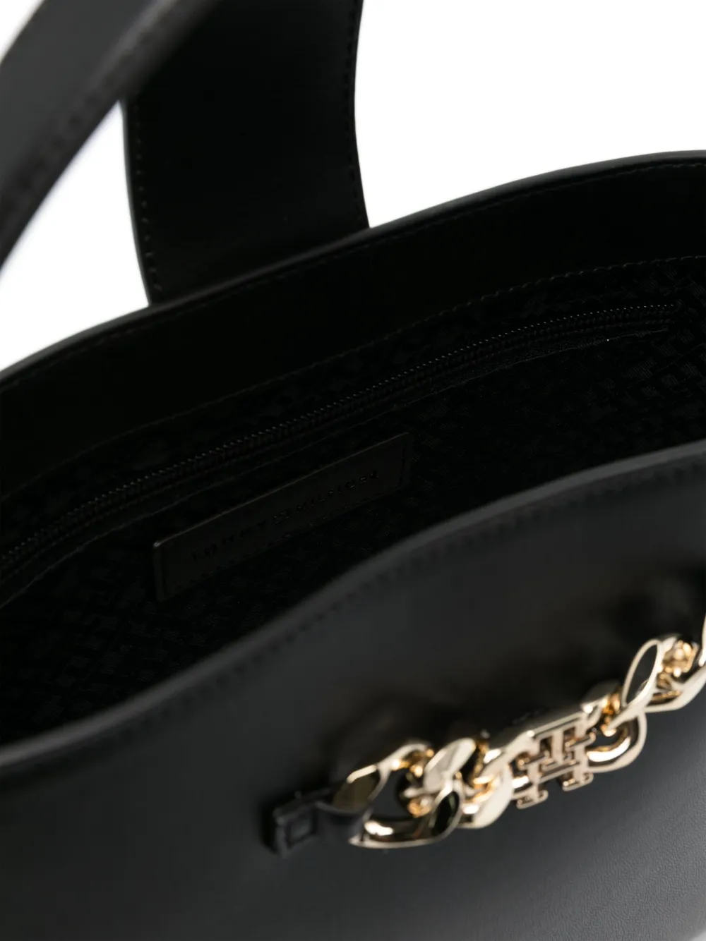 Tommy Hilfiger Boekentas met kettingdetail Zwart