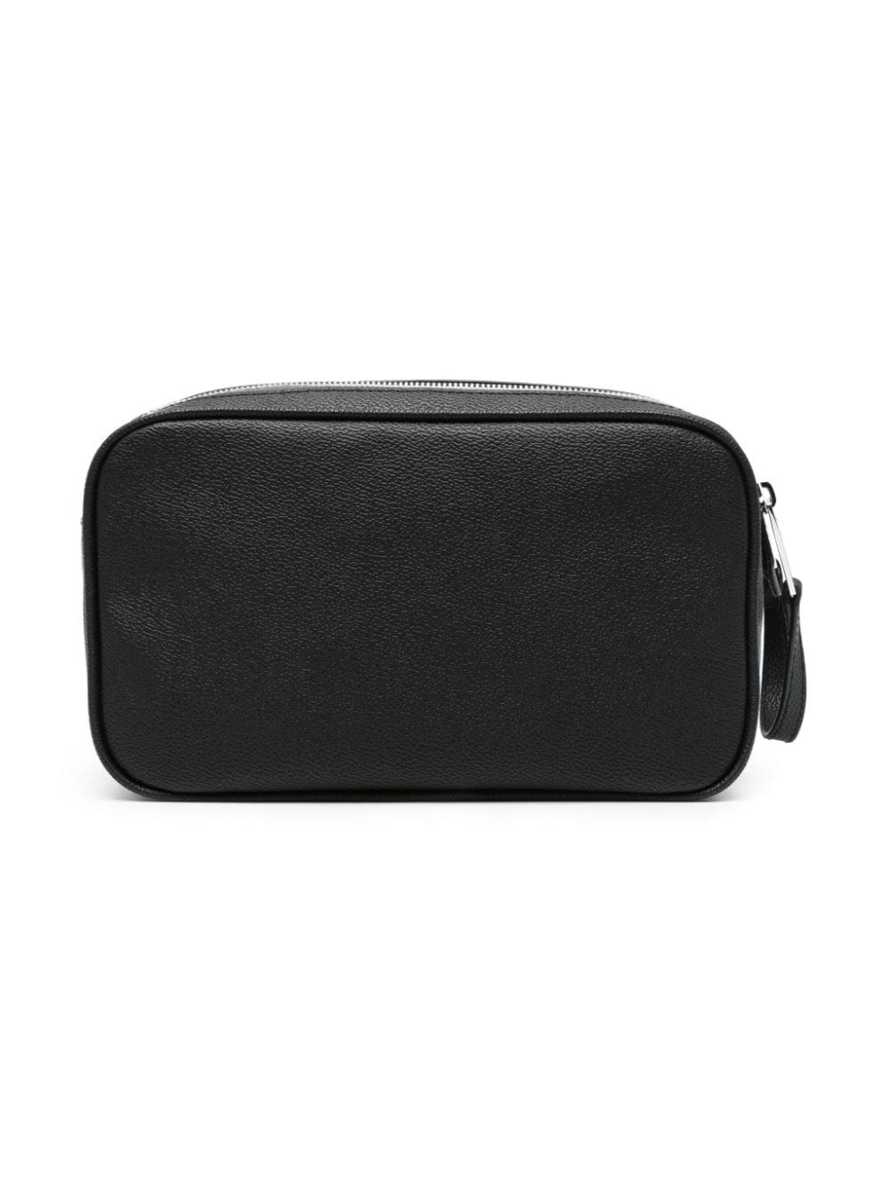 Tommy Hilfiger stripe-detail wash bag - Zwart