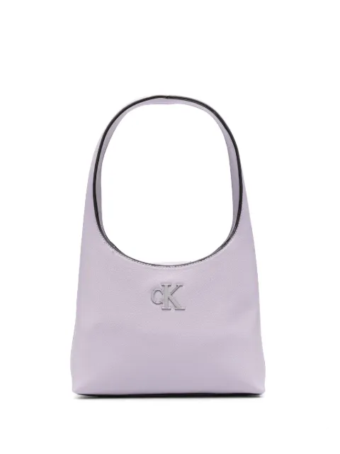 Calvin Klein Jeans bolsa de hombro con placa del monograma